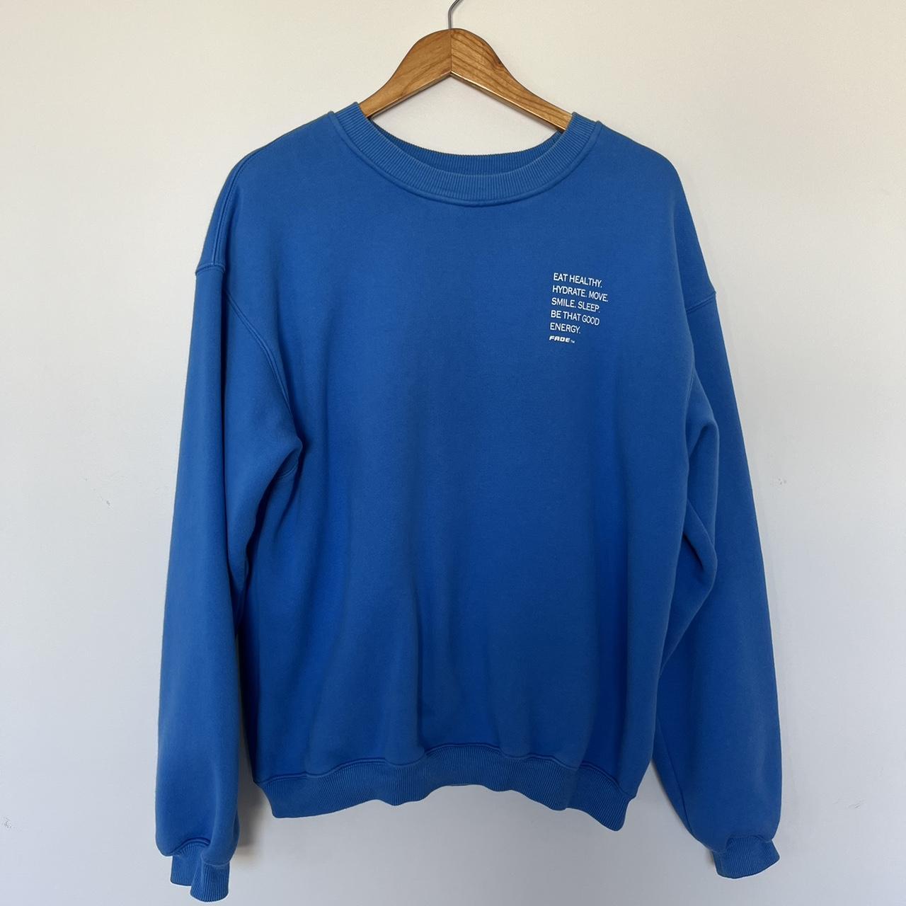 Fade active jumper blue Size M Is an oversized fit... - Depop