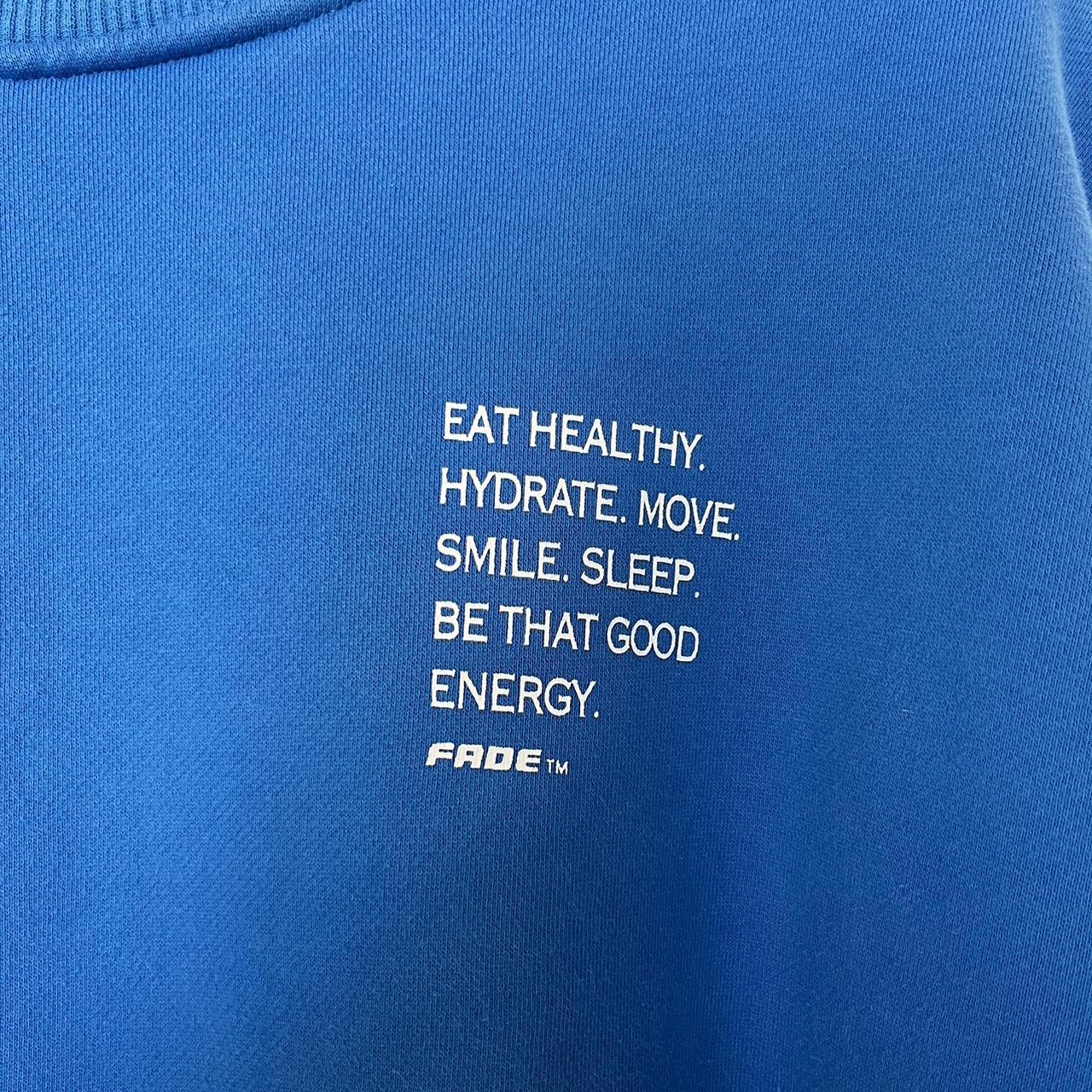 Fade active jumper blue Size M Is an oversized fit... Depop