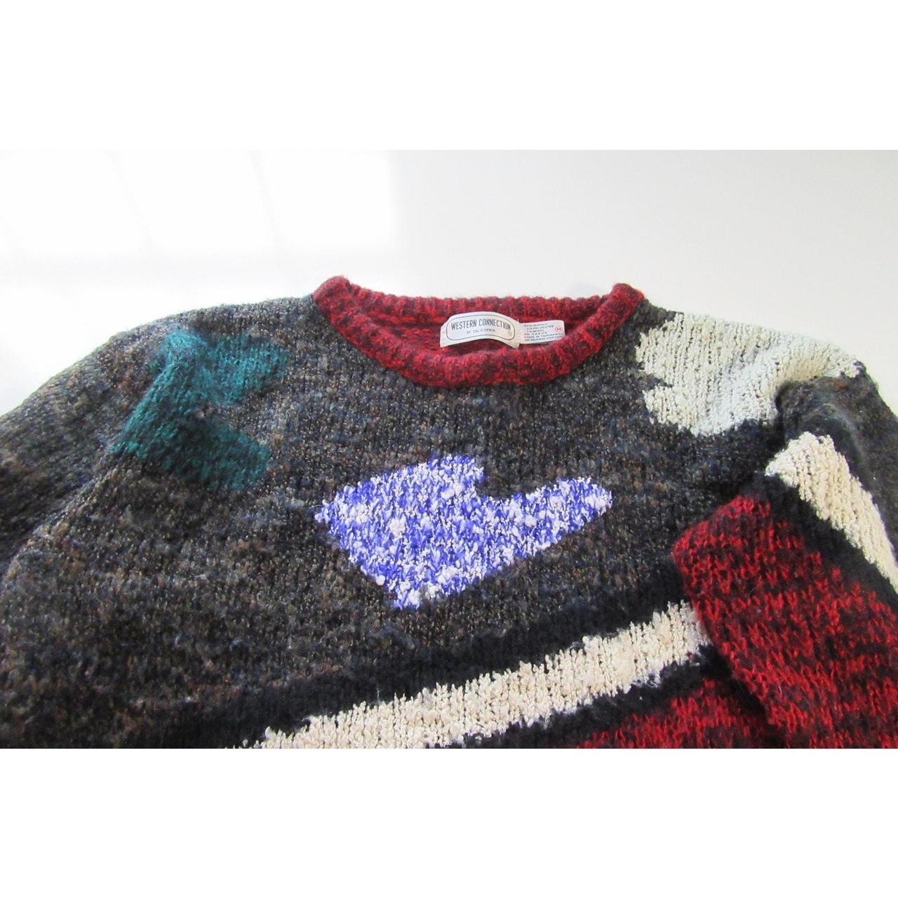 Source Unknown Women's Sweater - Red/Grey - M – W… - image 2