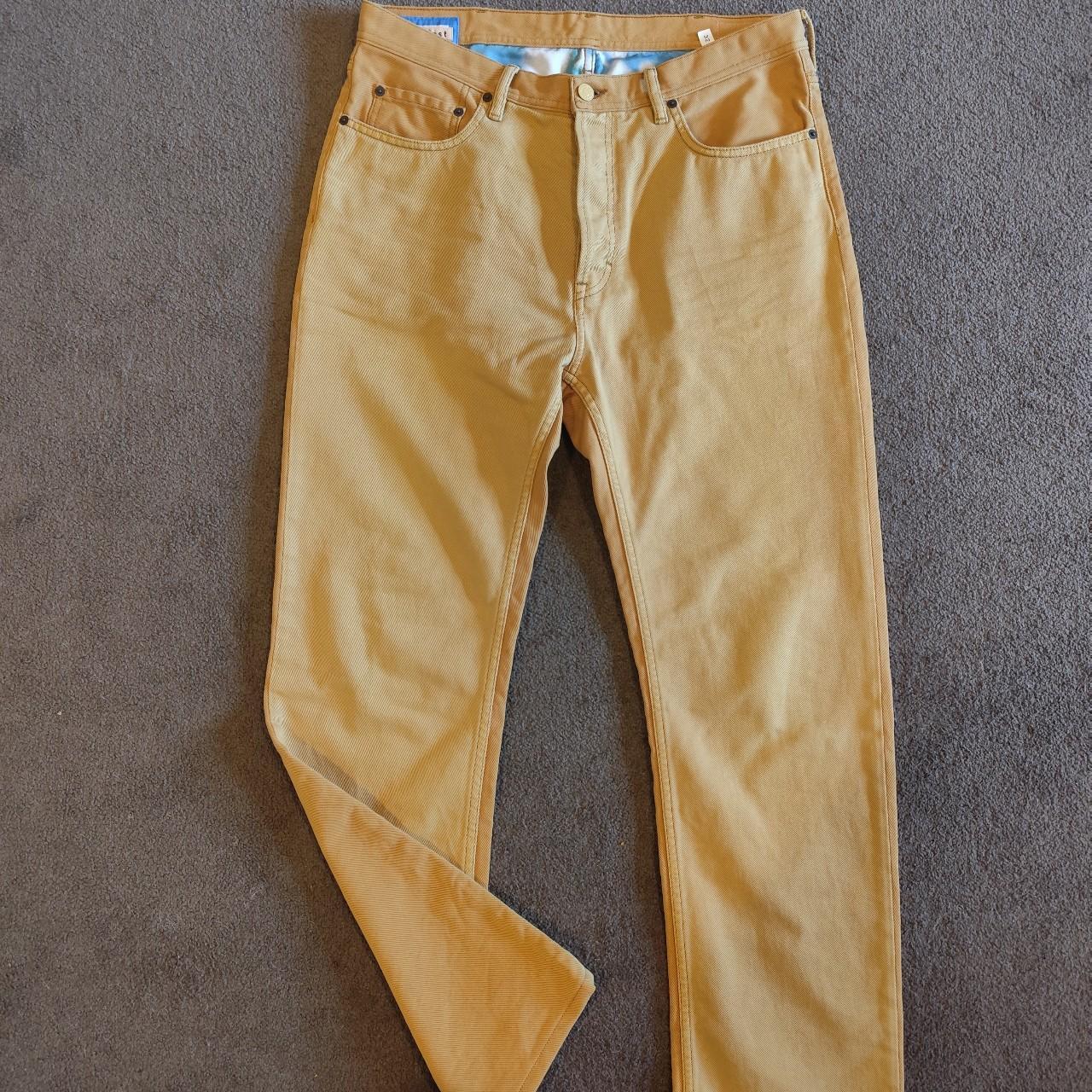 Blå Konst Land Acne Studios Land Acne Bla Konst Land Denim Mustard