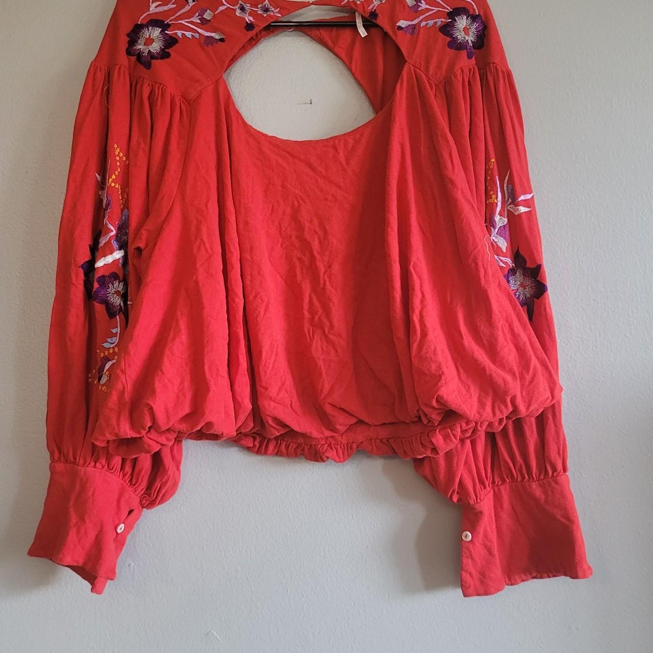 NEW! Free People L 2024 balloon sleeve tunic