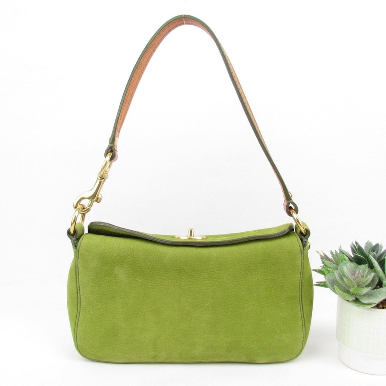 Coach Vintage Olive green buy Suede & leather