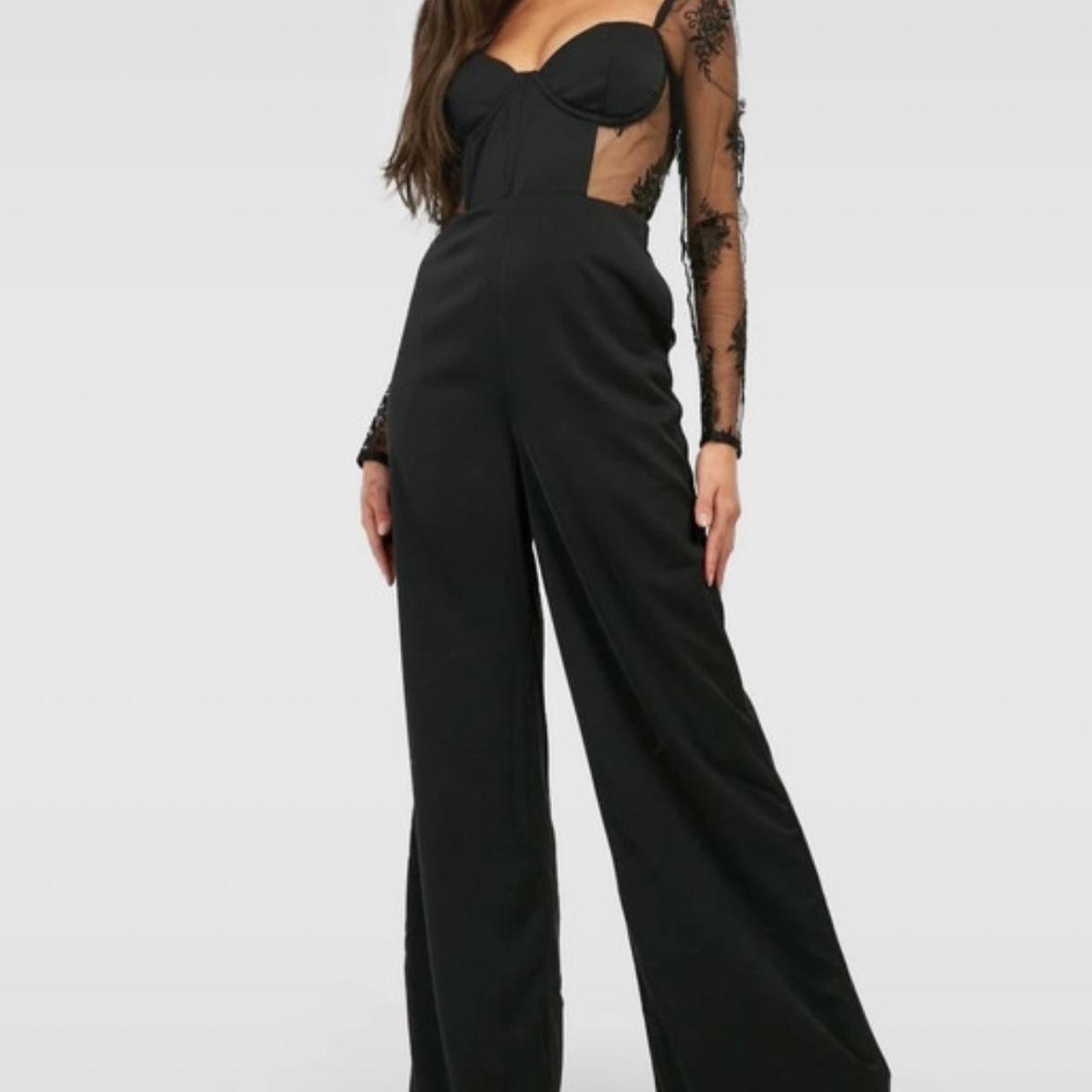 Black jumpsuit Never worn with outlet tags