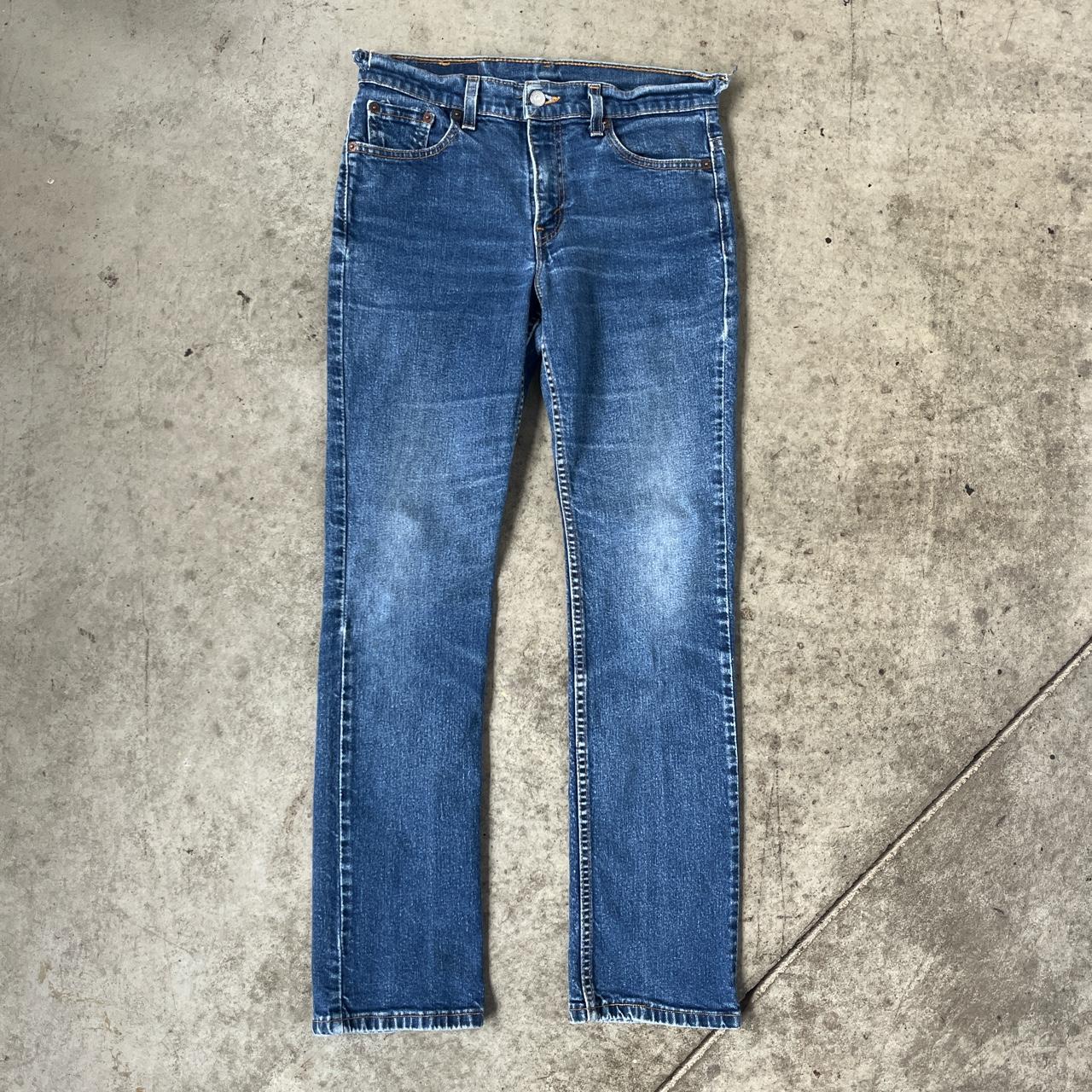 Vintage Levi’s 505 slim fit straight leg denim jeans... - Depop