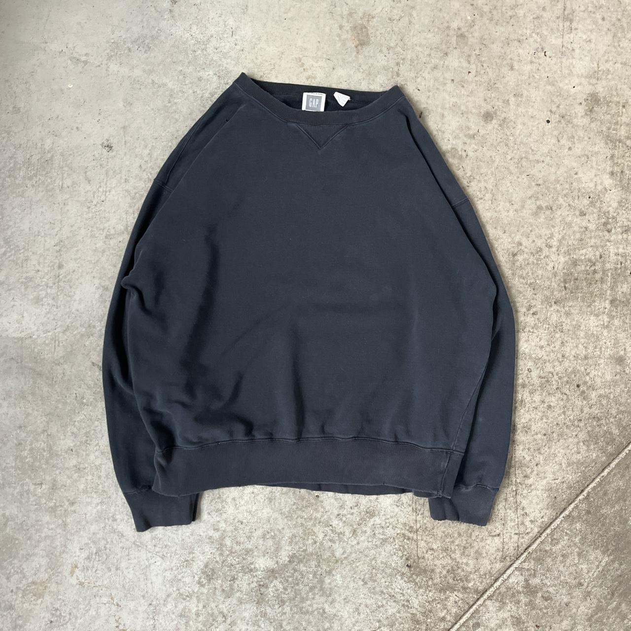 Gap Men's Black Sweatshirt | Depop