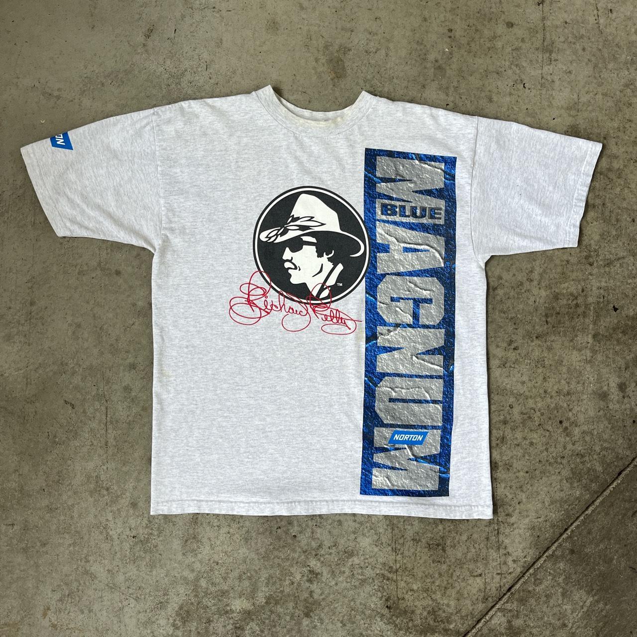 Vintage Richard Petty racing t shirt Few stains... - Depop