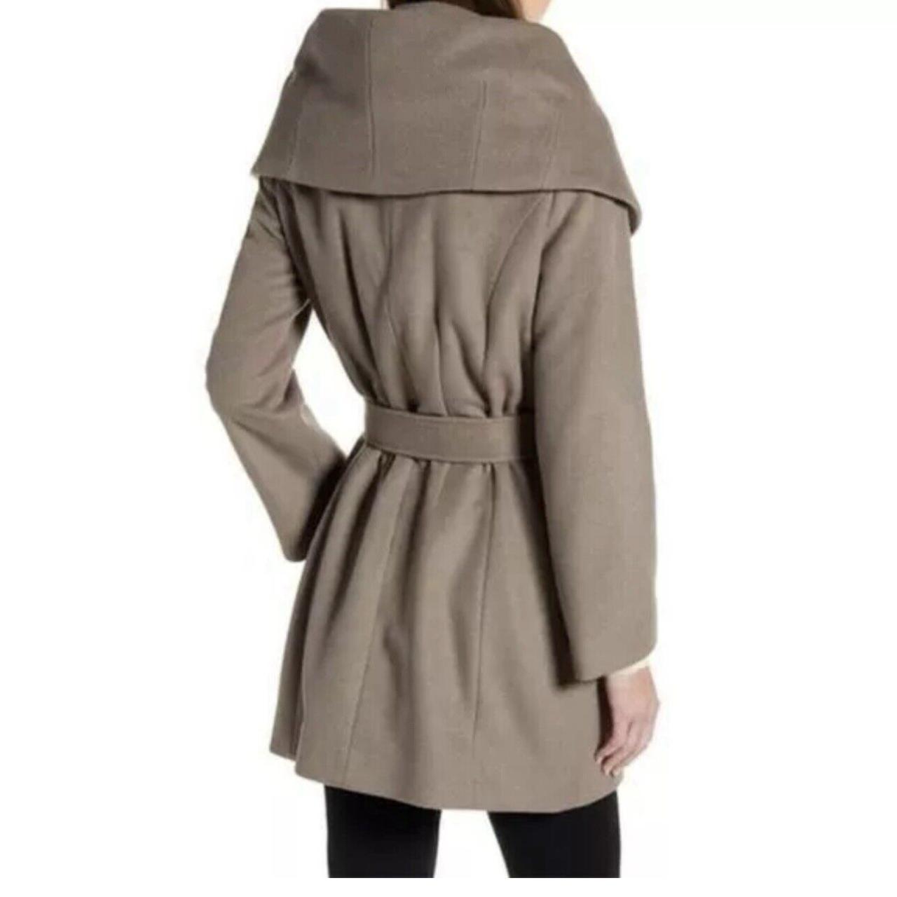 Halogen Wrap Coat Belted Wool Blend Womens Size 2X. Depop