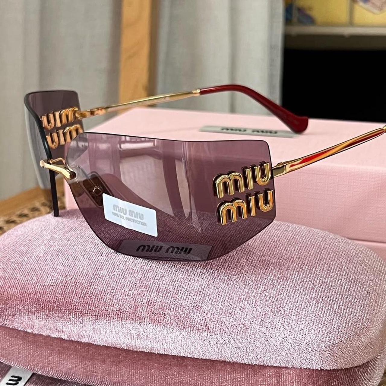 Miu Miu Women's Sunglasses - Multi – Miu Miu popu… - image 2