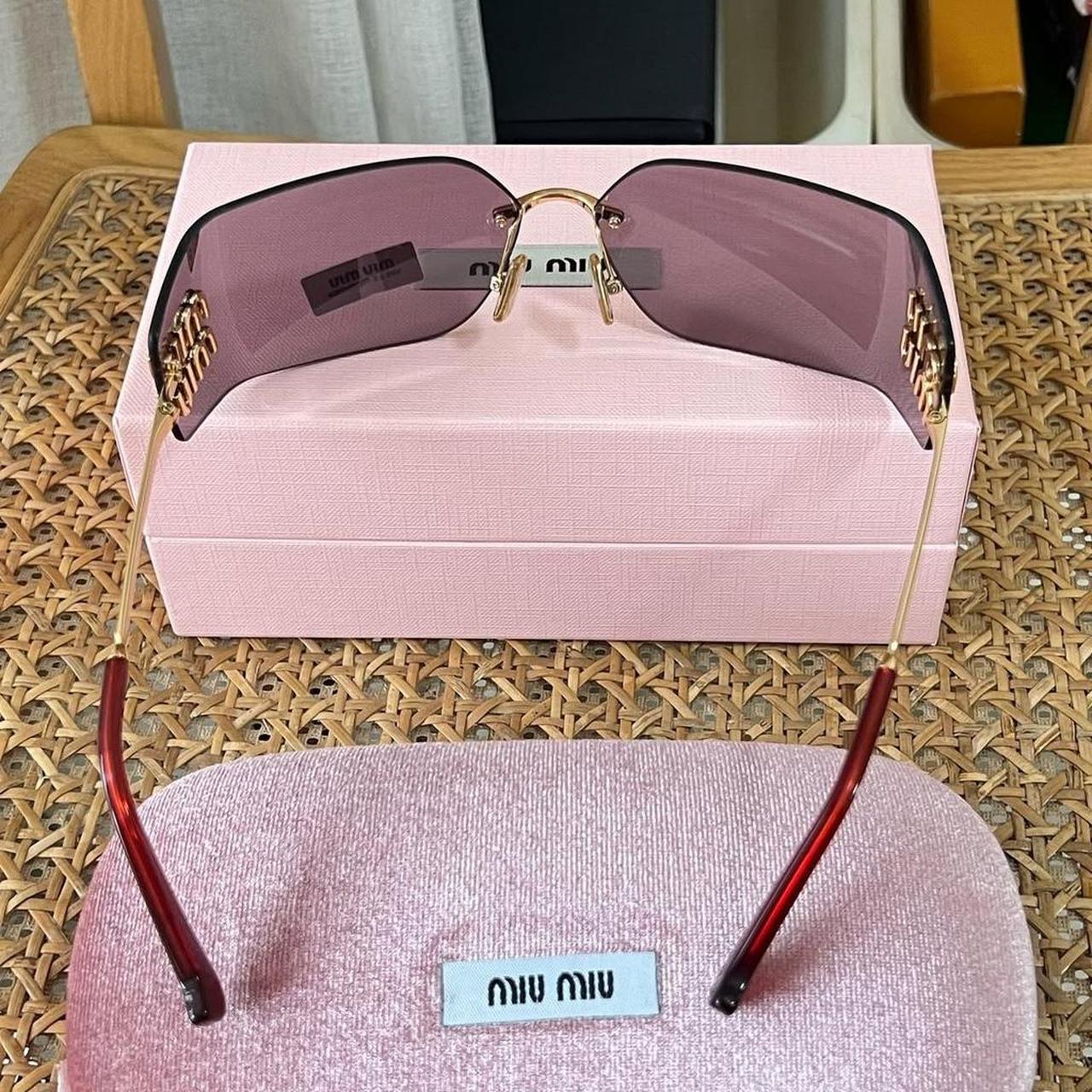 Miu Miu Women's Sunglasses - Multi – Miu Miu popu… - image 3