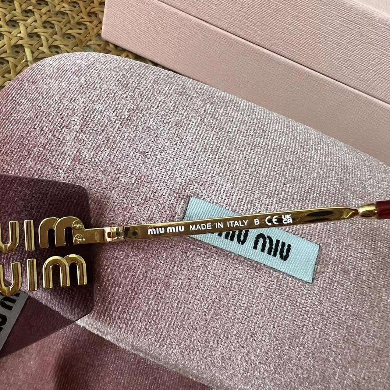 Miu Miu Women's Sunglasses - Multi – Miu Miu popu… - image 4