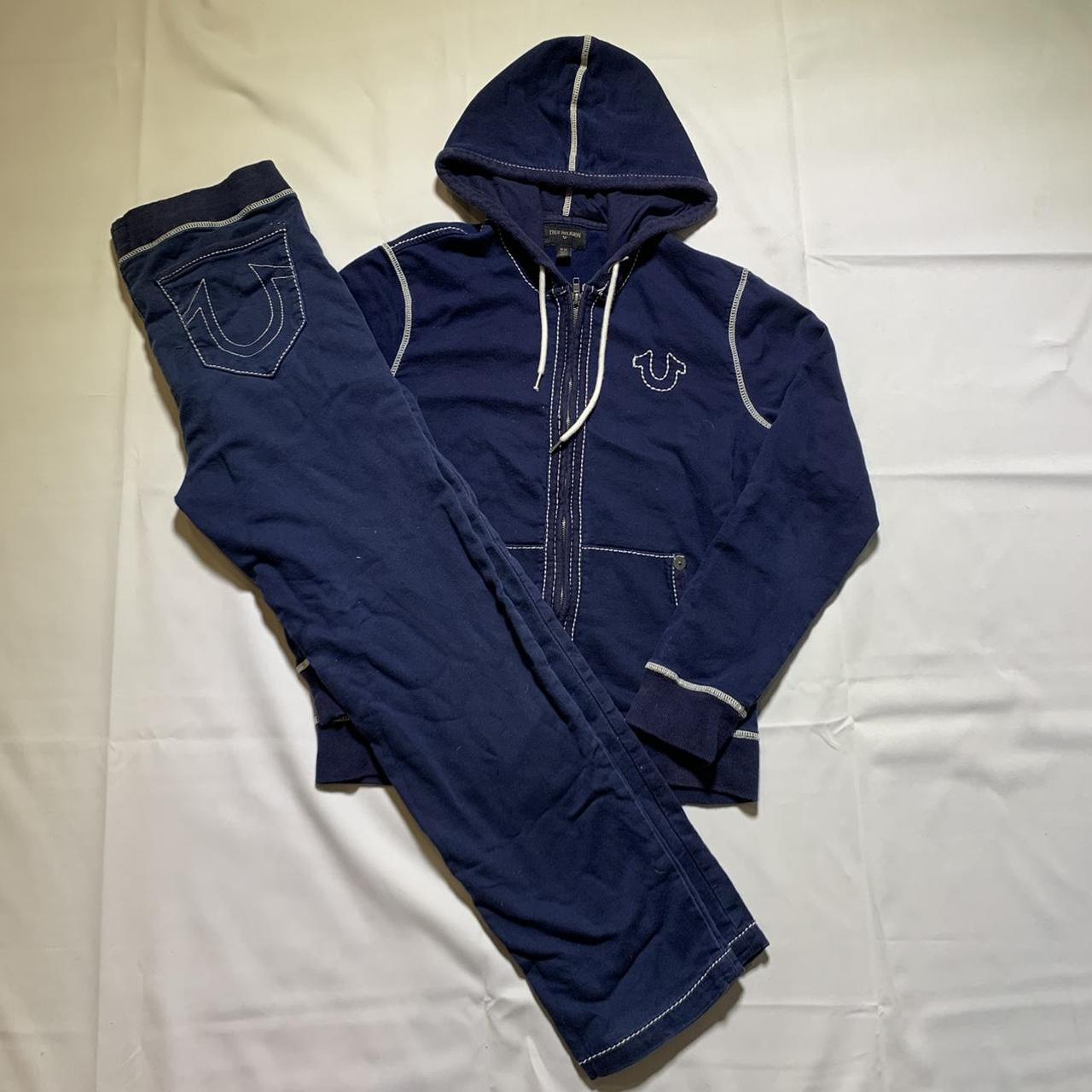 True religion stitch tracksuit Single stitch... - Depop