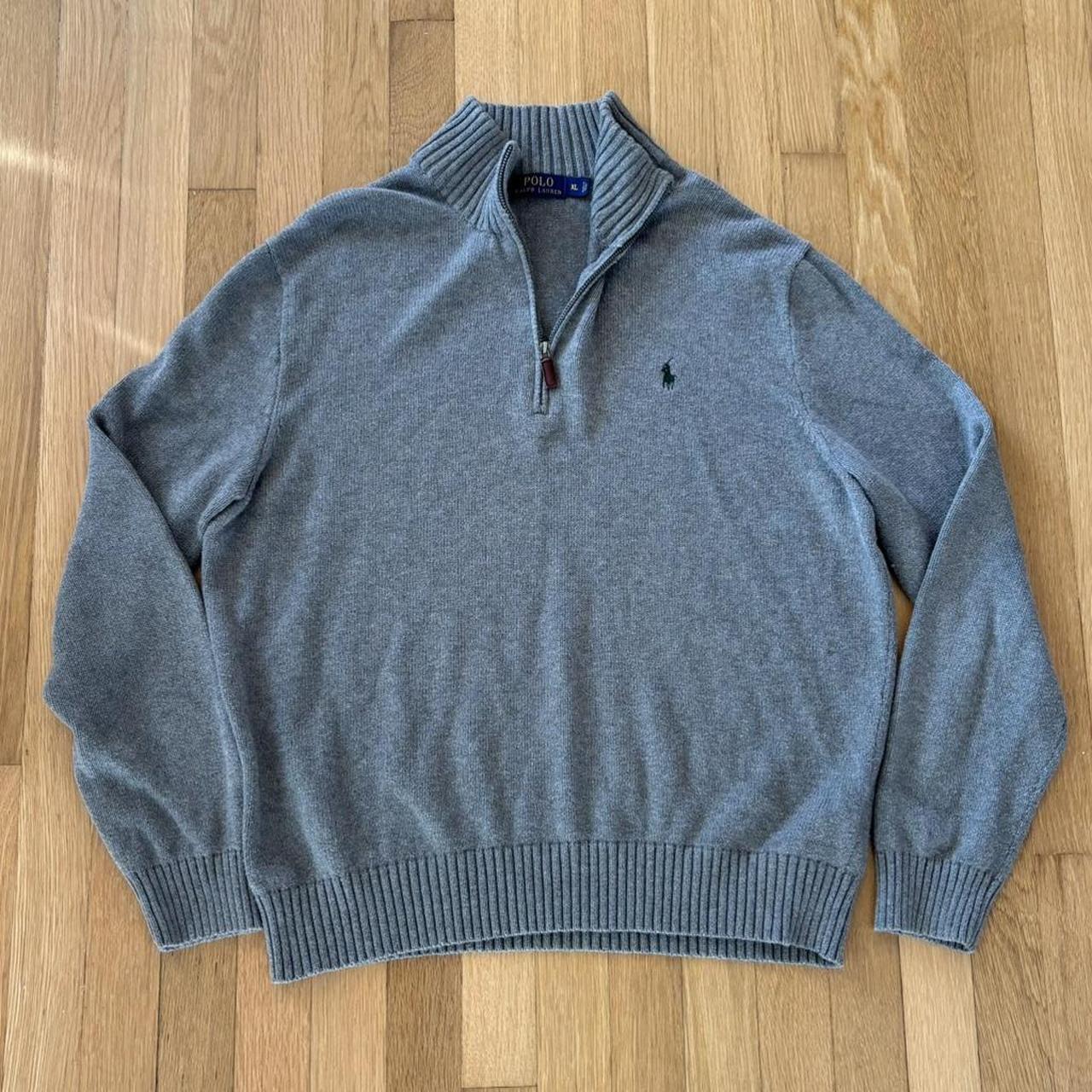 Polo Ralph Lauren Men's Sweater - Grey - XL – Vin… - image 1