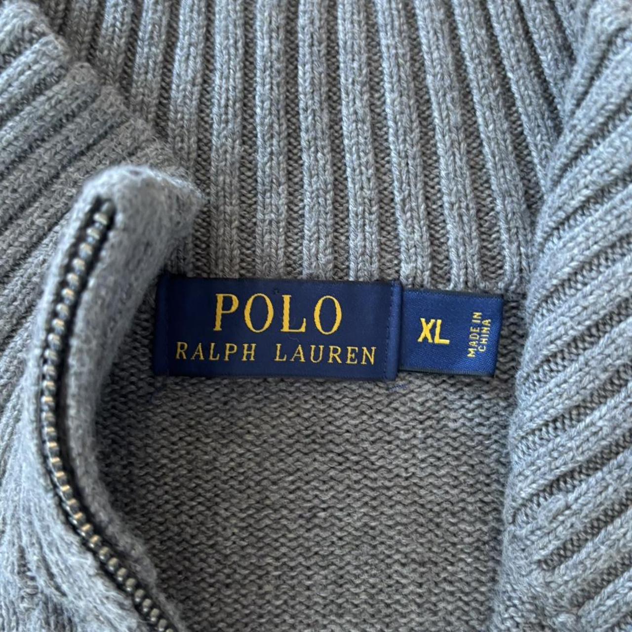 Polo Ralph Lauren Men's Sweater - Grey - XL – Vin… - image 4