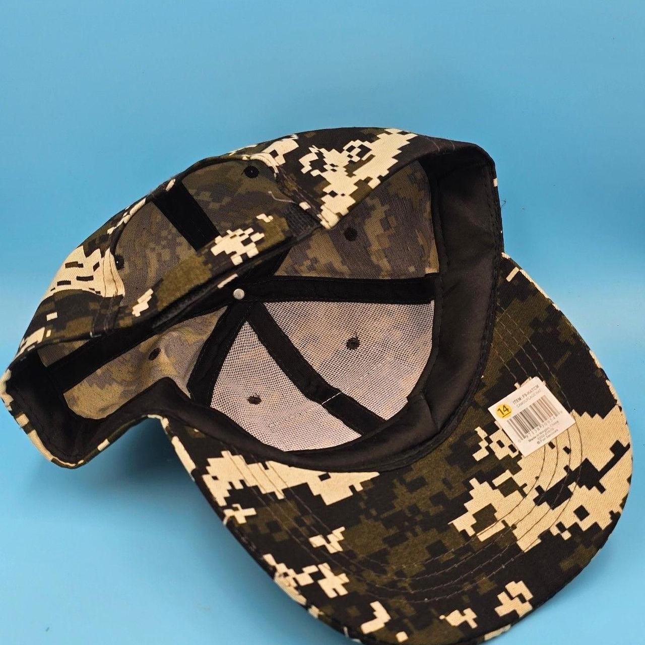 No Comment Men's Hat - Brown – Flag Patch Strapba… - image 2