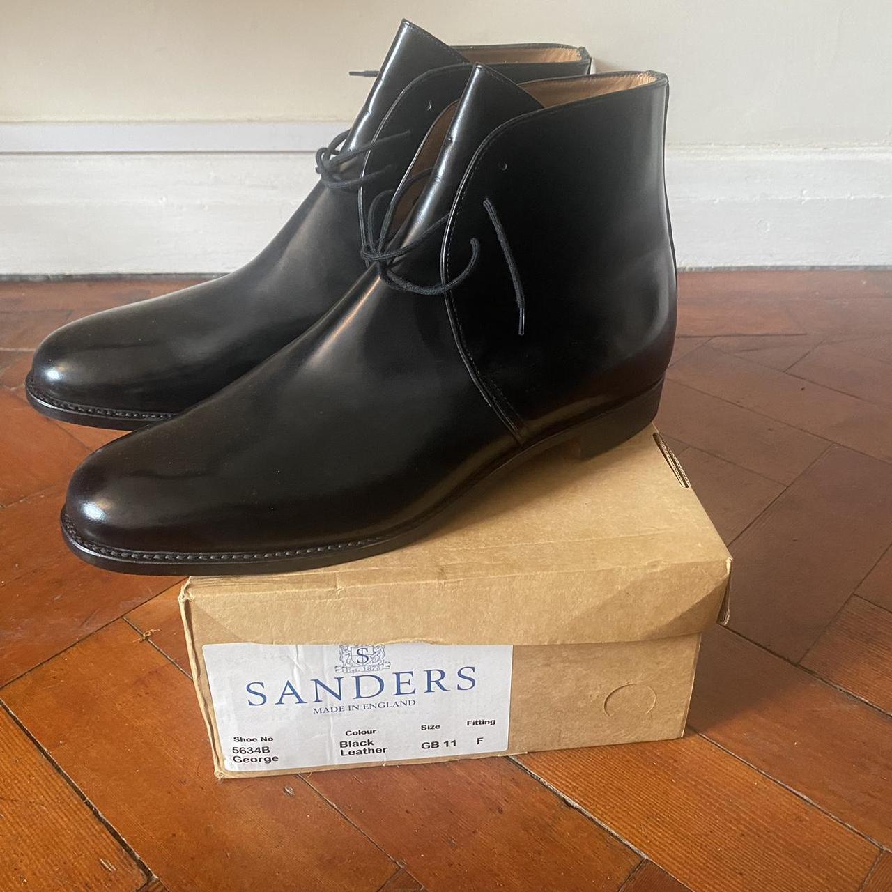 靴 NOS Sanders Black dress boots NOS Sanders Black dress boots