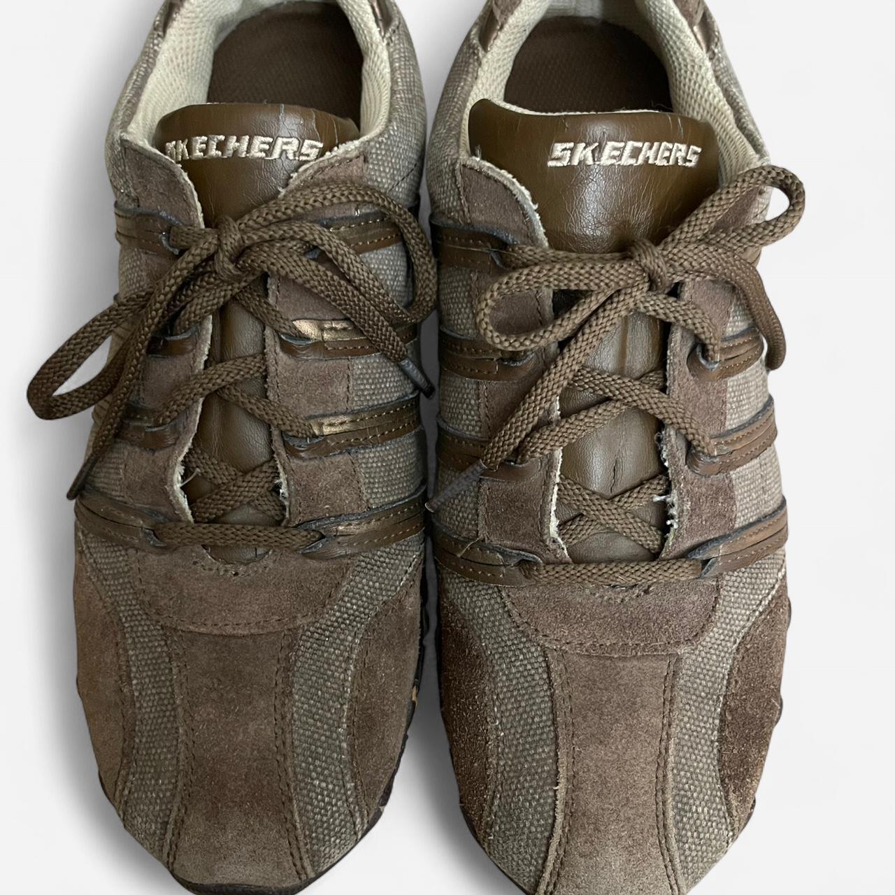 Skechers Women's Sneakers Brown US – Brown Skechers trainers