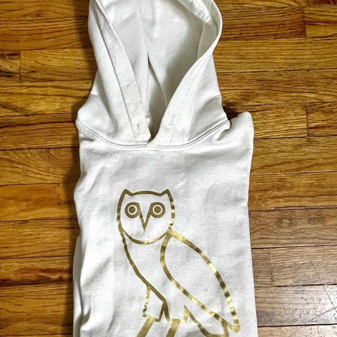 White and gold ovo hoodie sale