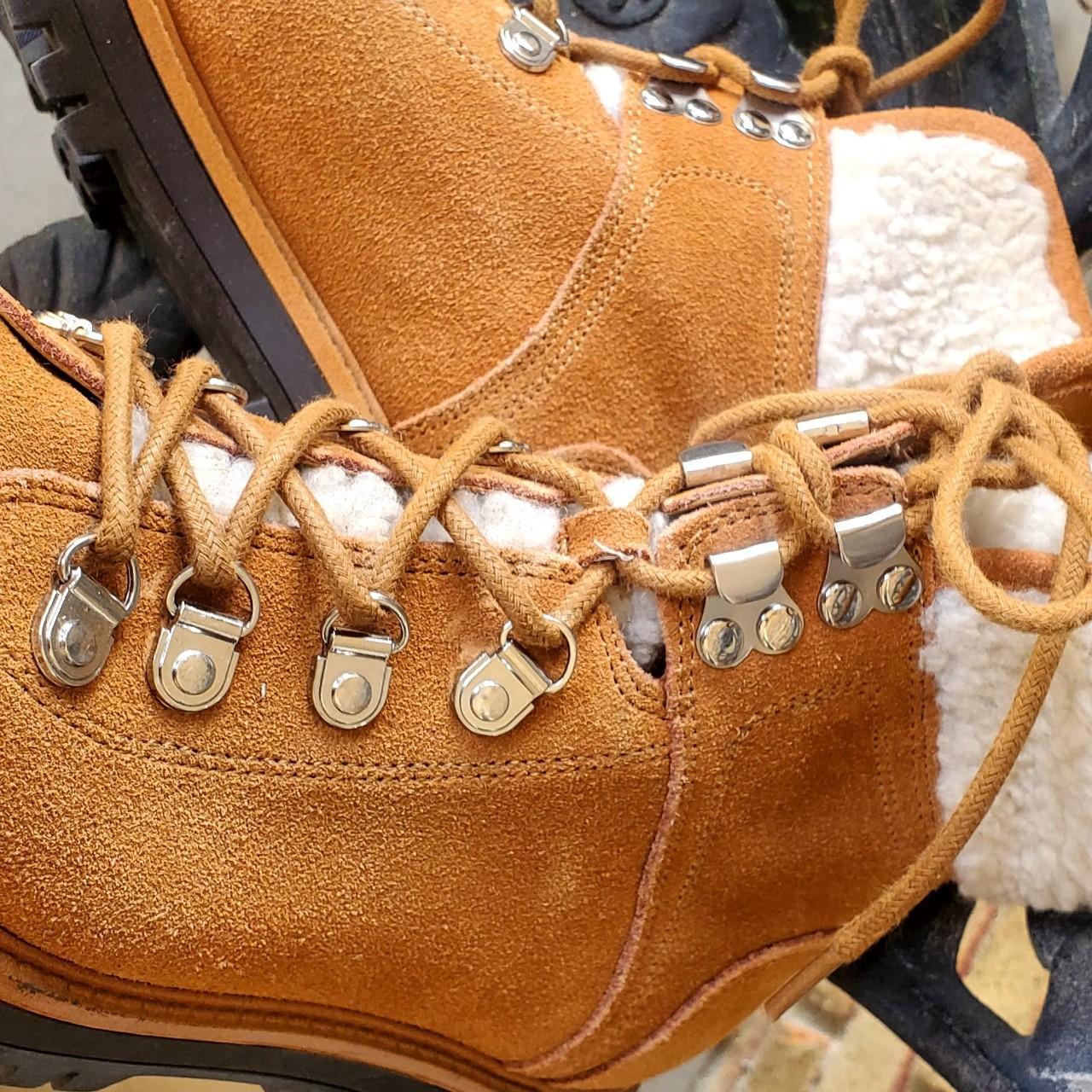 Brown Danner Jjjjound Marc Fisher Shearling Lined Hiking Boots Like