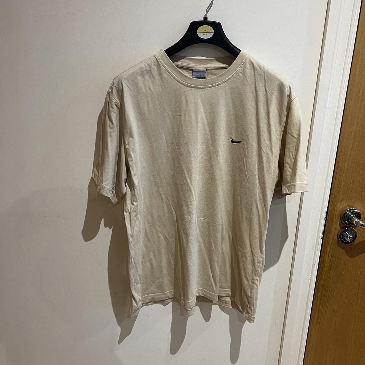 tan nike air shirt