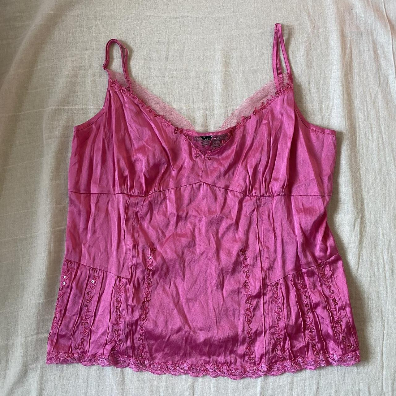 Fuchsia Women's Pink Vest | Depop