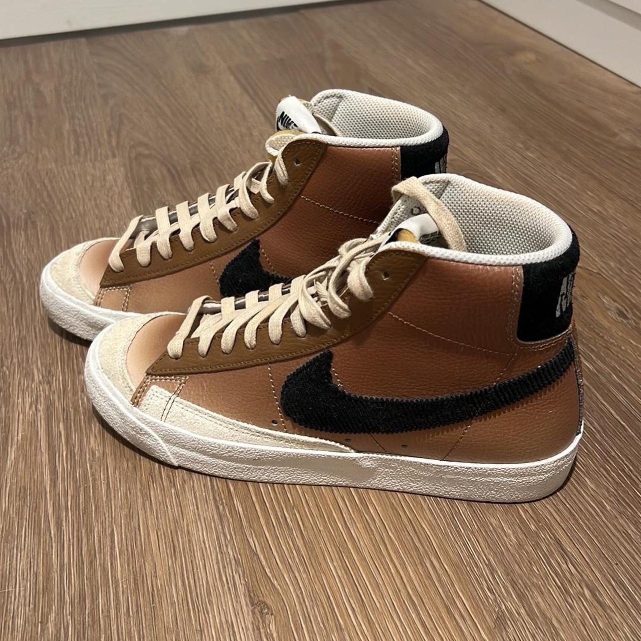 nike blazer high womens brown
