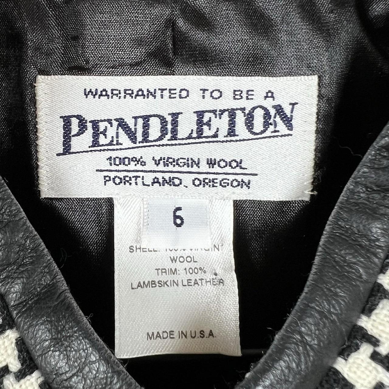 Pendleton Women's Leather Jacket - Multi - 6 – Pe… - image 4