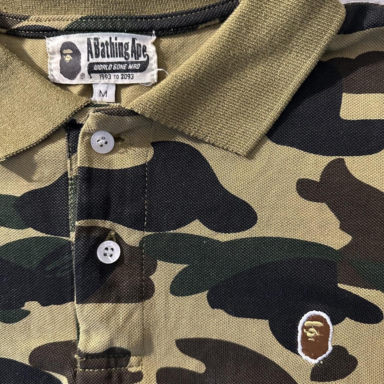 A Bathing Ape 1st Camo One Point Polo... - Depop