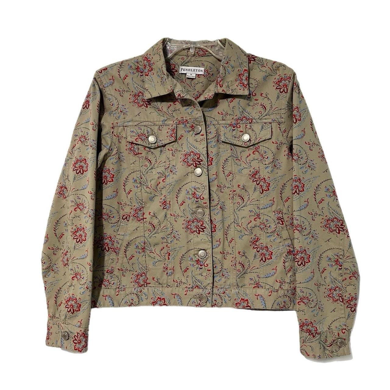 Pendleton Women's Jacket - Tan/Pink - M – Excelle… - image 1