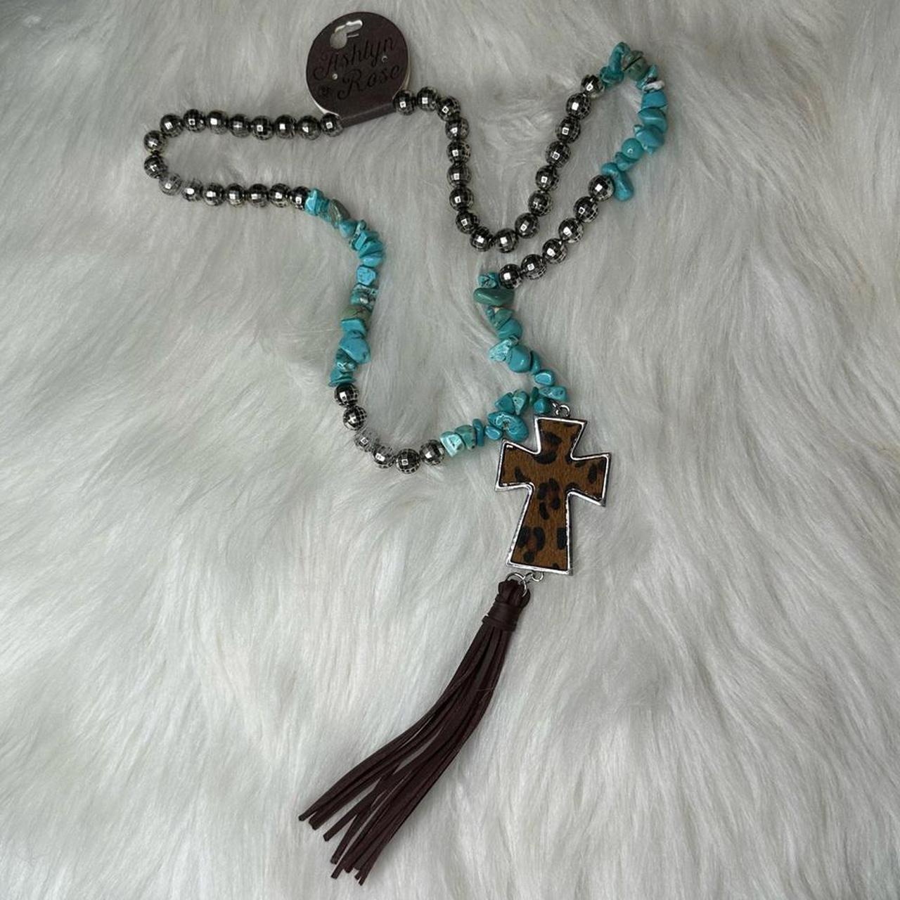 Women's Jewelry - Blue/Brown – Elevate your accessory collection with this stunning …