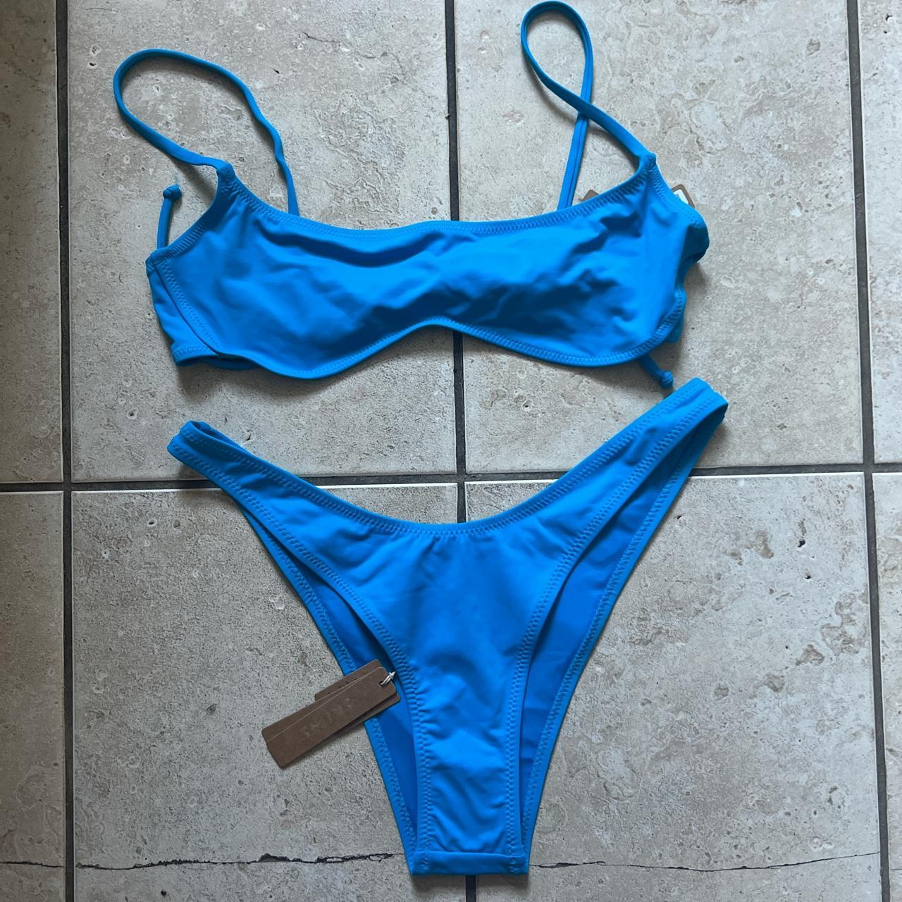 Skims Swim Signature Micro Scoop Bikini Top - size... - Depop