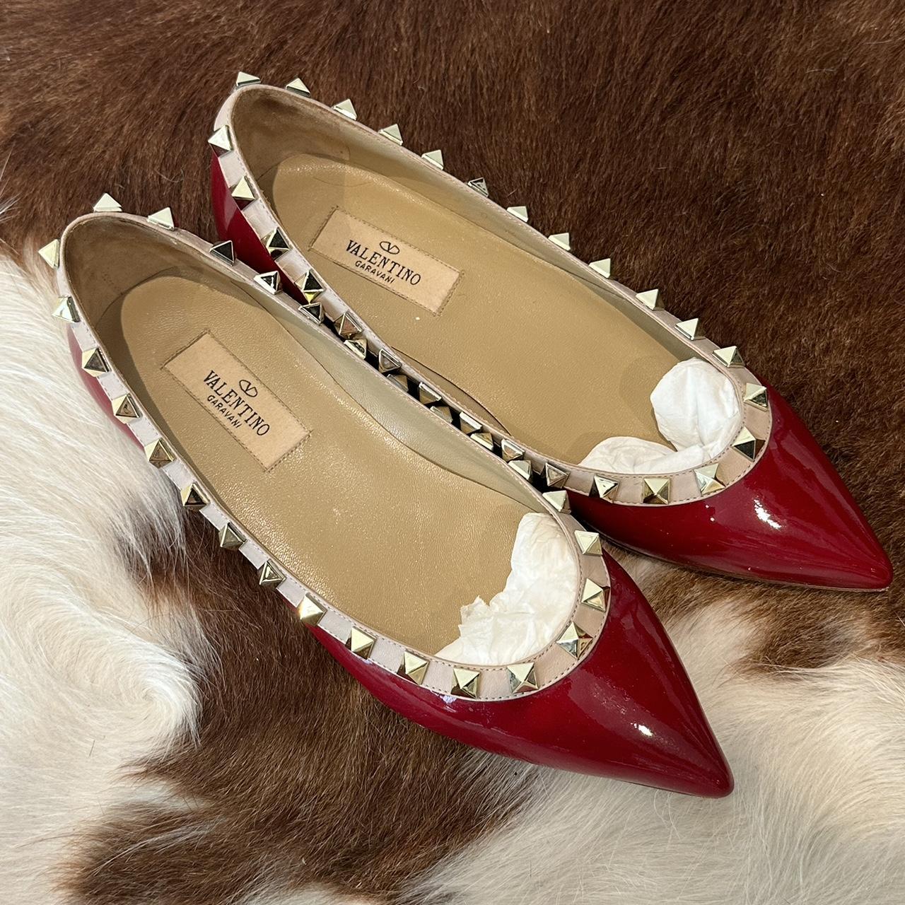 Valentino garavani rockstud patent leather