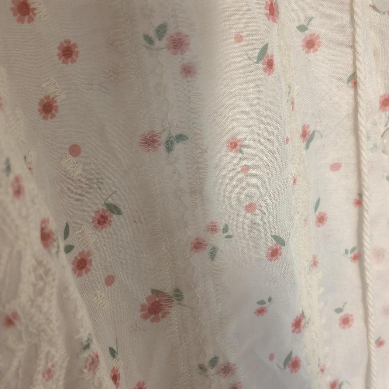 Source Unknown Women's Blouse - Cream/White - M –… - image 2