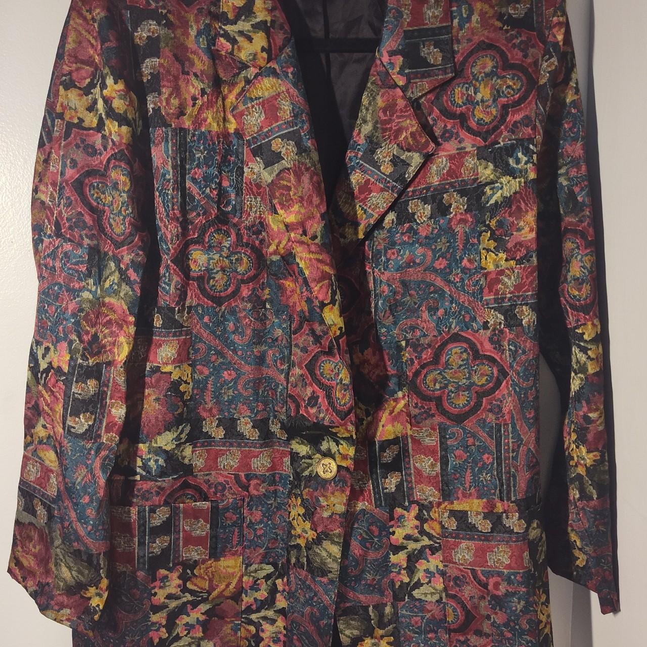 Source Unknown Women's Jacket - Multi/Red - M – v… - image 1
