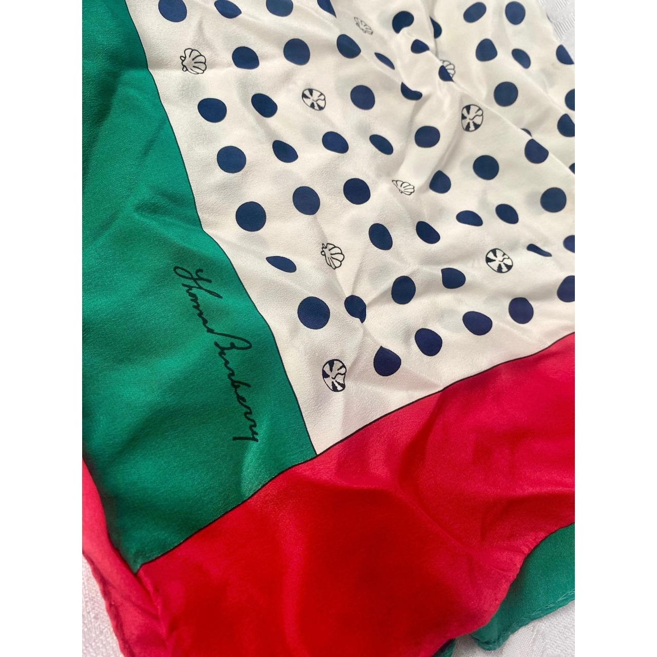 burberry polka dot scarf