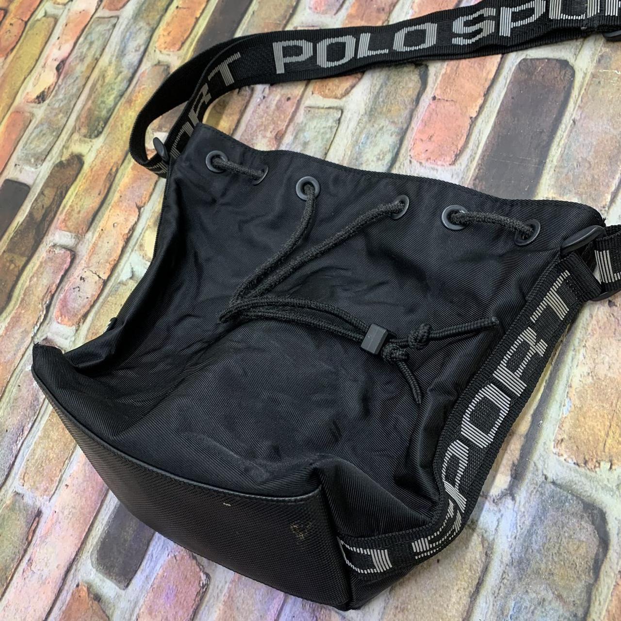 Vintage Polo Sport bag in black. From the 90s. Good... Depop