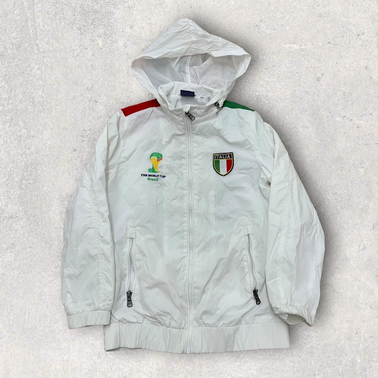 Italia 2014 FIFA World Cup Brazil jacket in white.... - Depop
