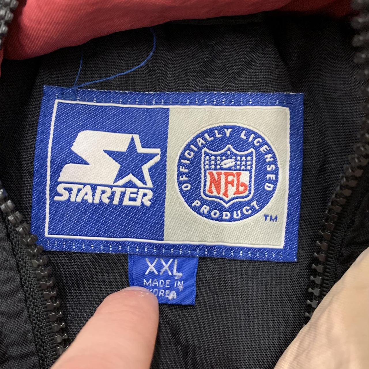 Vintage 1990s Starter NFL 49ers puffer Jacket. - Depop