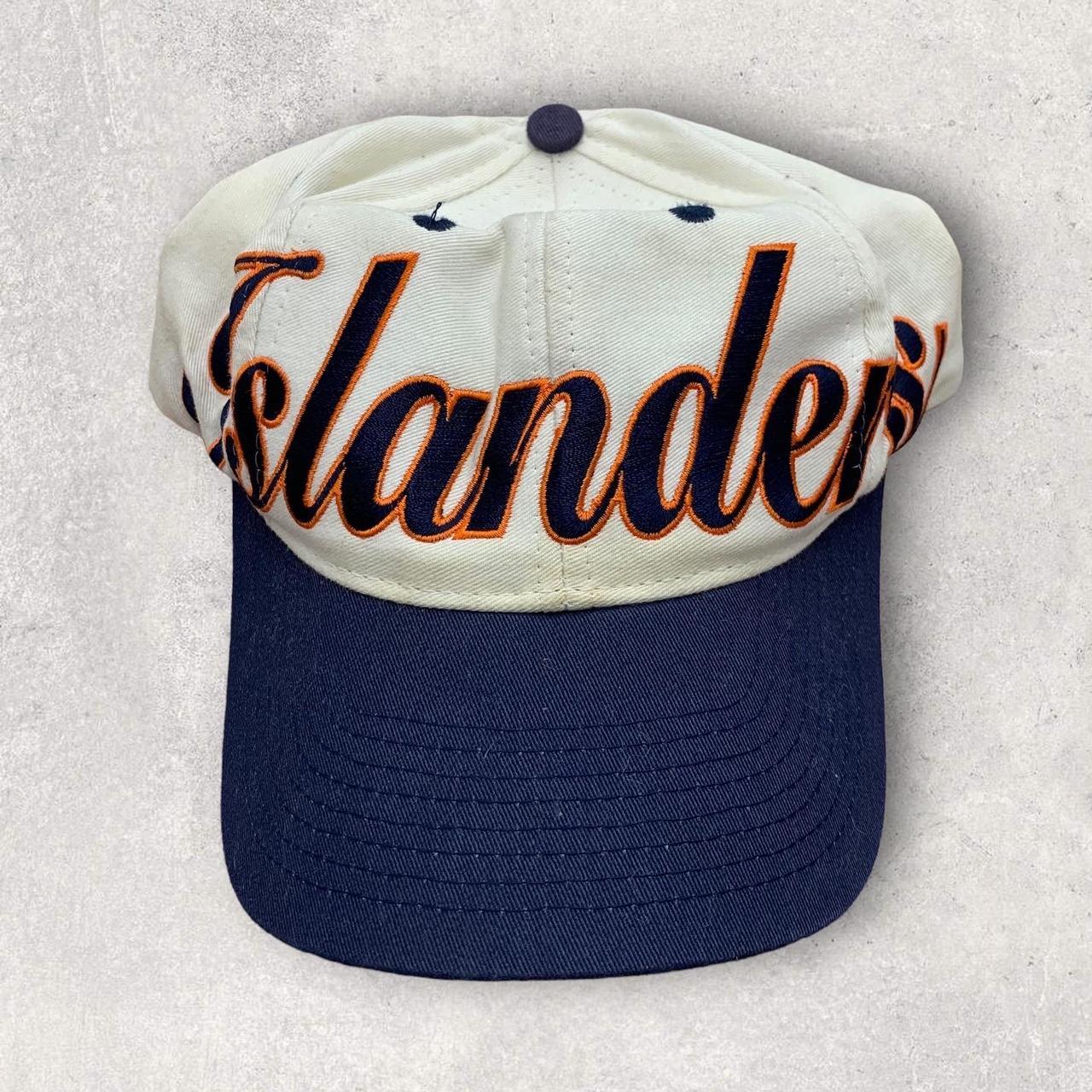 90s Style New York Hat | Mets and Islanders Colors