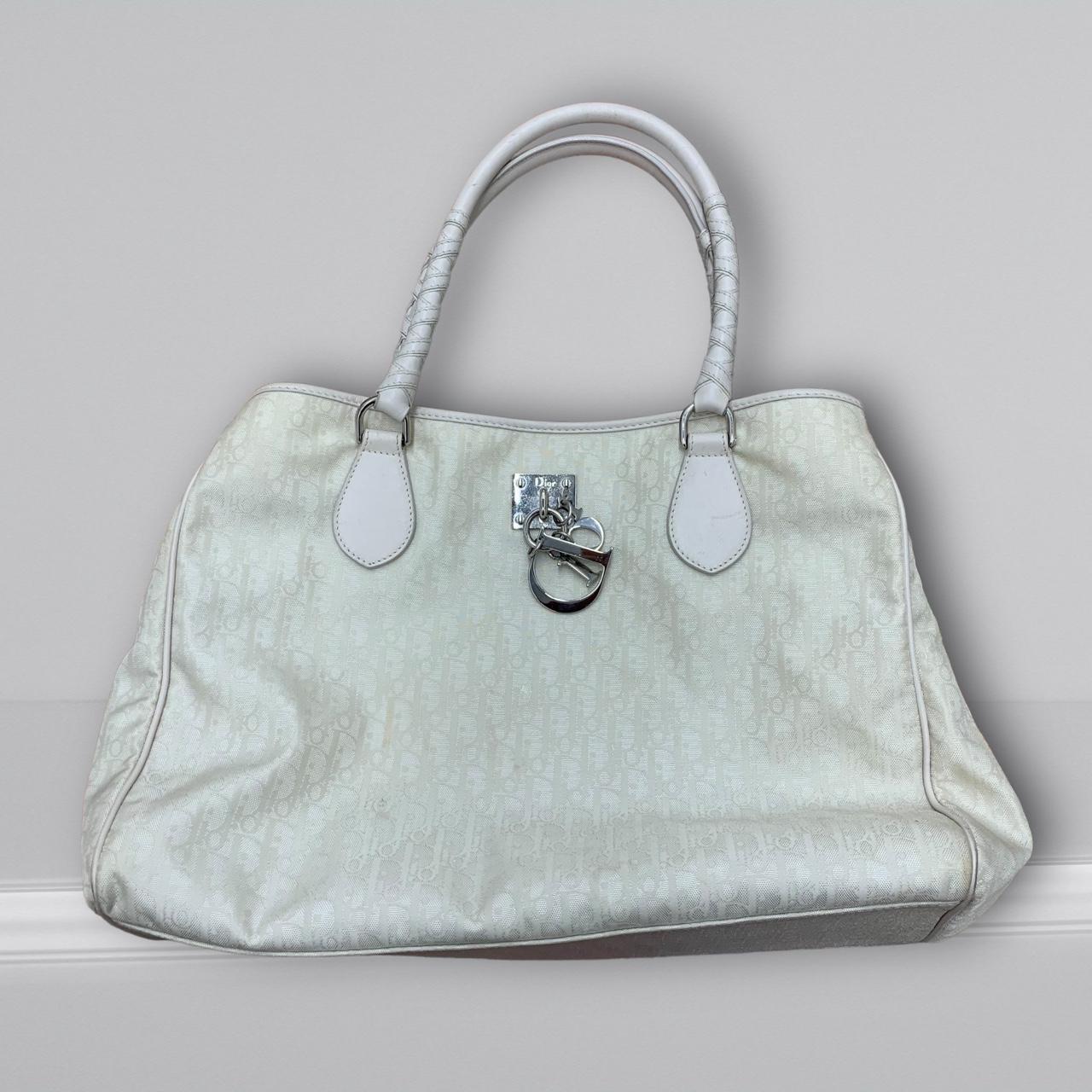 Dior - Authenticated Handbag - Cloth Grey for Women, Good Condition