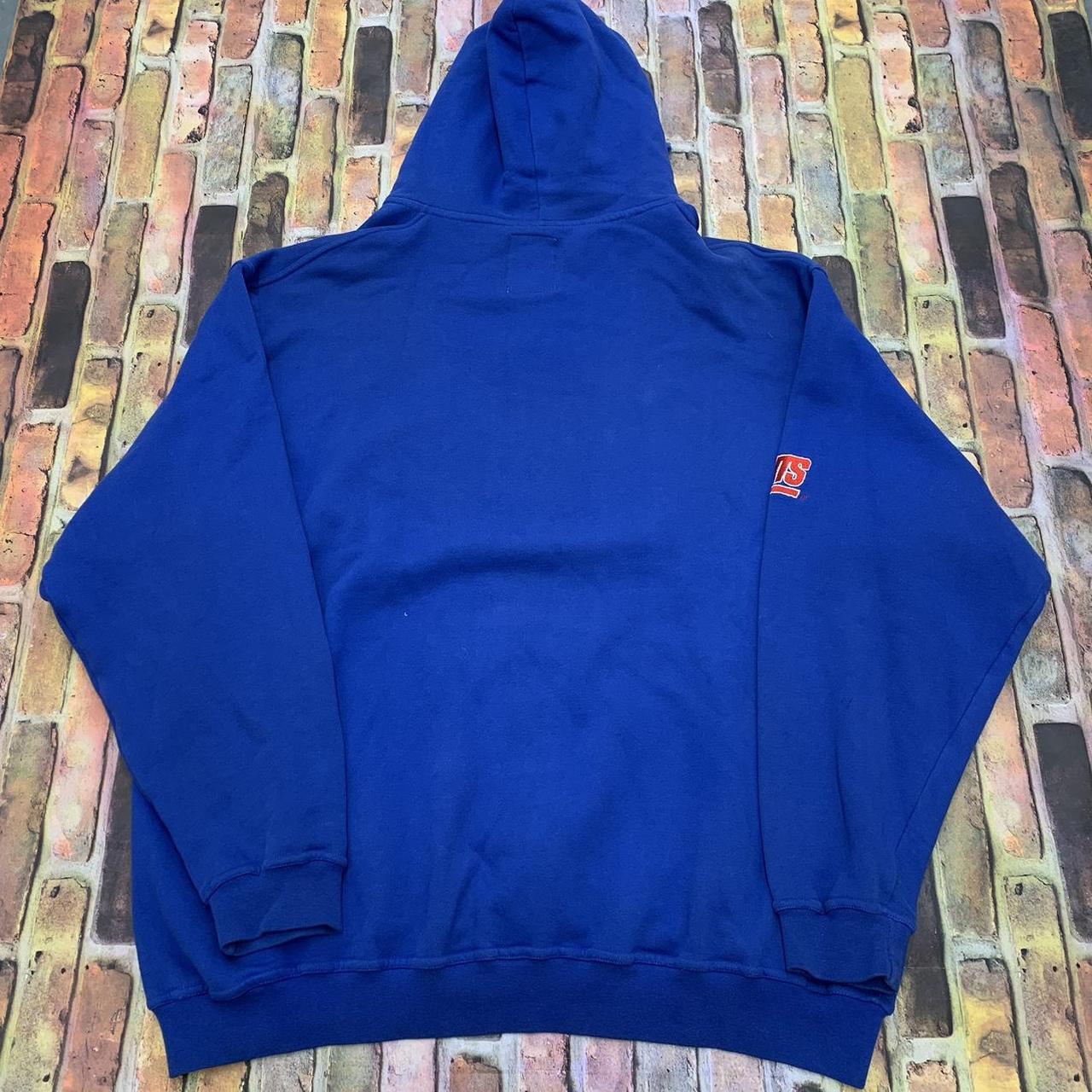 New York Giants Vintage Blue Hoodie Size XL -Any - Depop