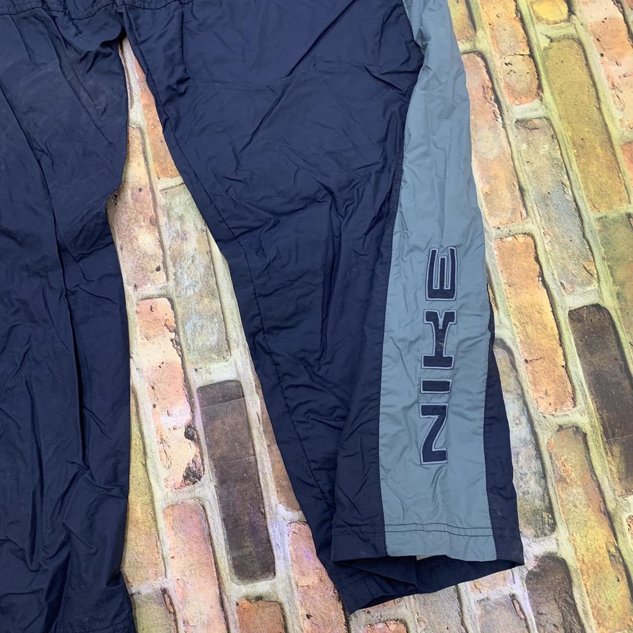Vintage Nike pants in navy. From 2001. Mens XL. Good... Depop