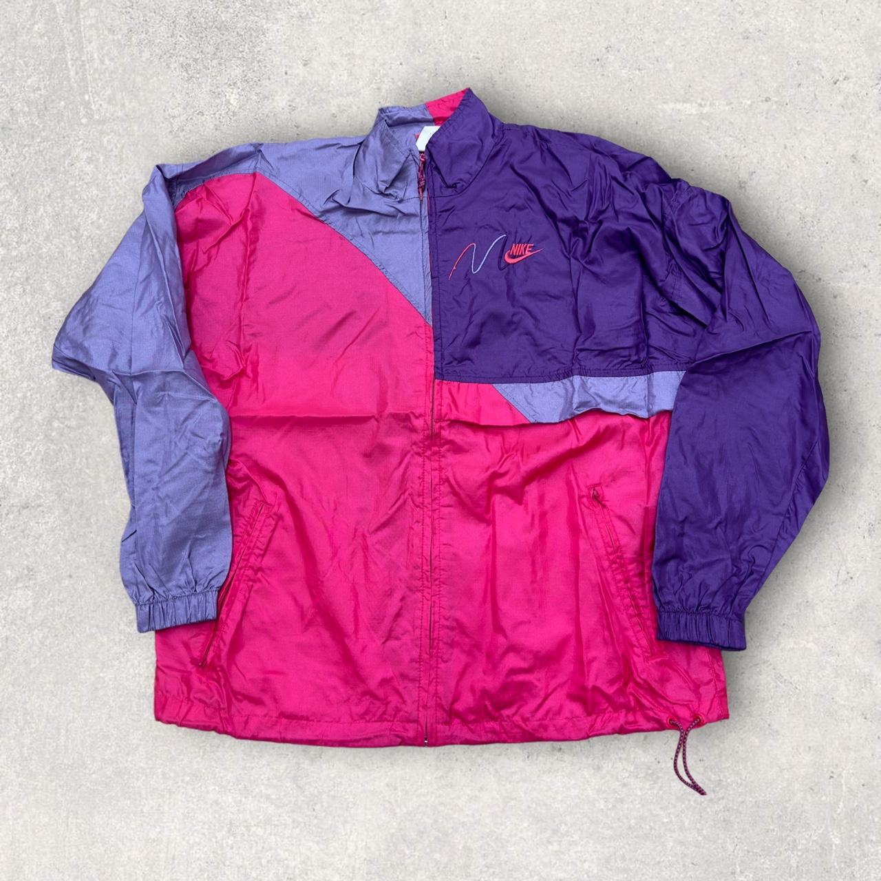 Pink and purple nike clearance jacket