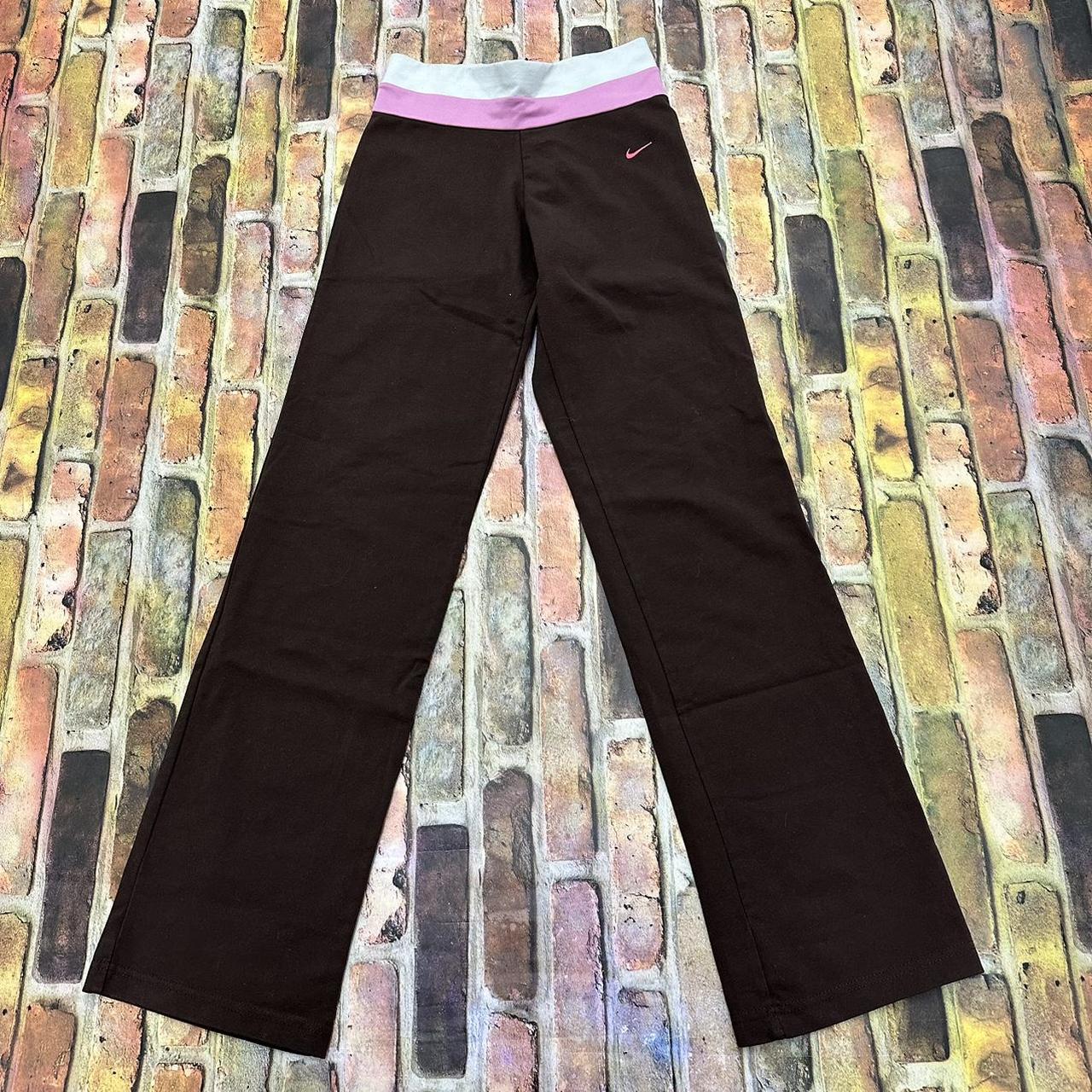 Nike Women's Brown and Pink Joggerstracksuits Depop