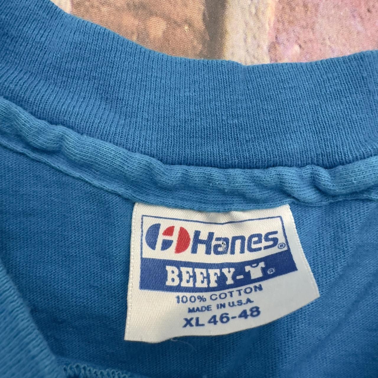 Vintage L.L. Bean tee in blue. From the late 80s.... - Depop