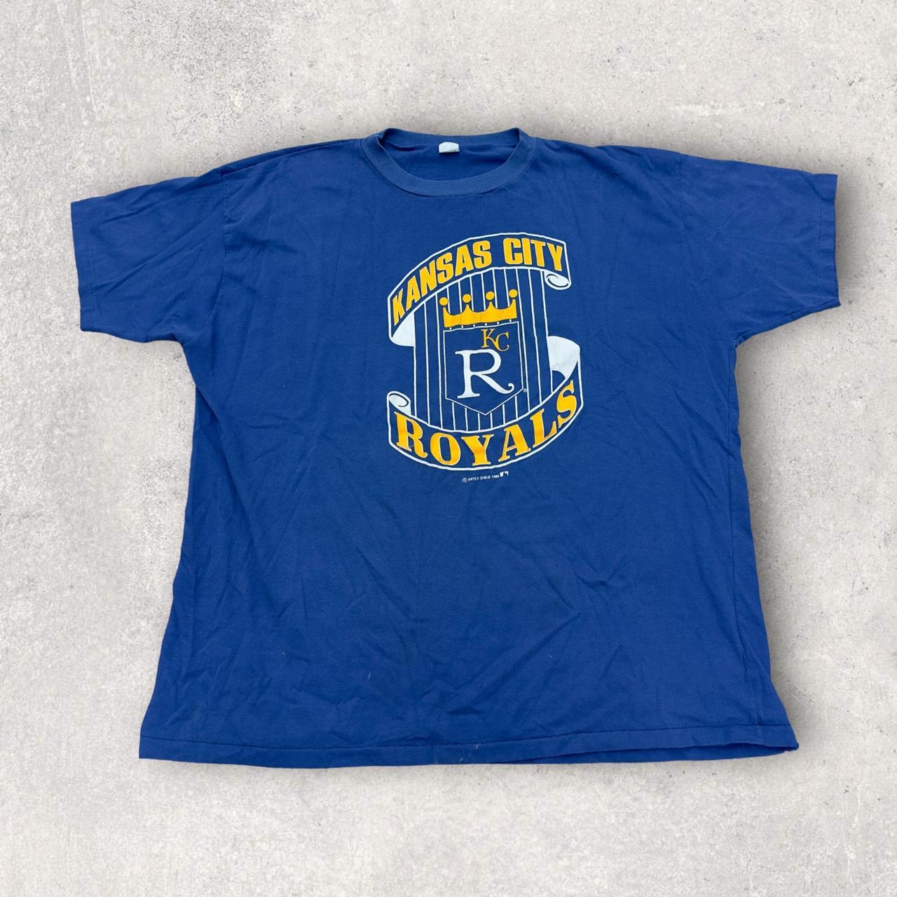 Blue royals shirt NO stains or seam ripps - Depop