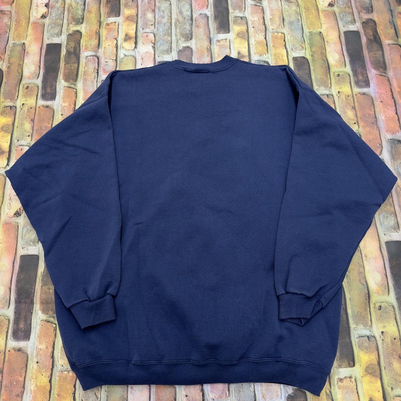 Hanes Men's Navy Sweatshirt | Depop