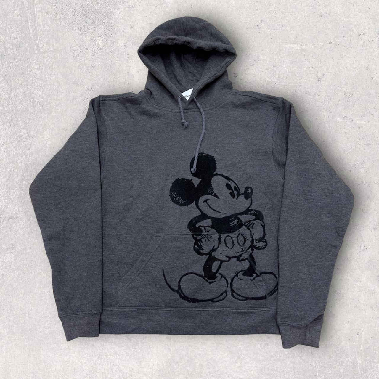 Vintage Size XL Disney Mickey Mouse Fleece Hoodie in - Depop