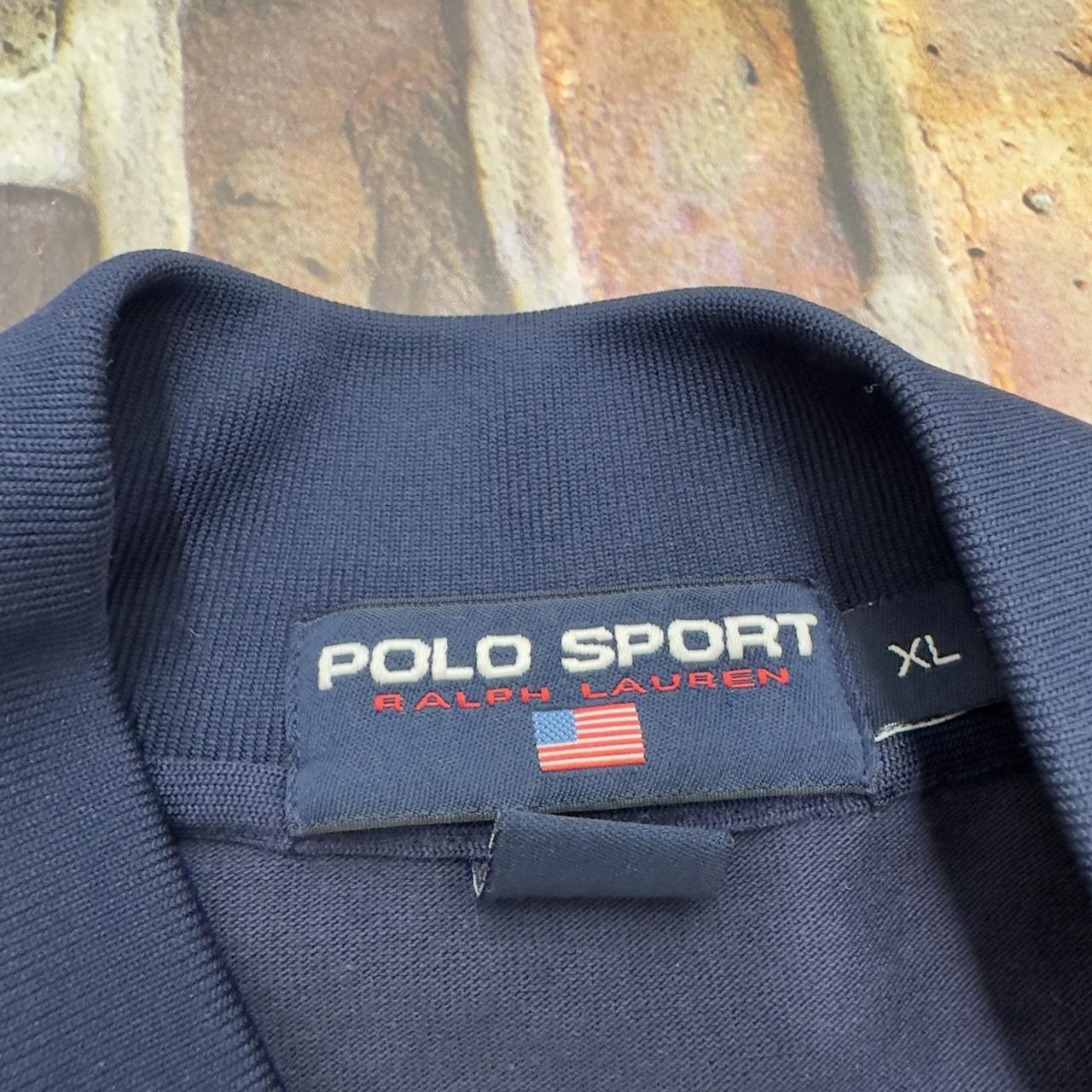 Polo Sport Men's Navy and Red Jacket | Depop