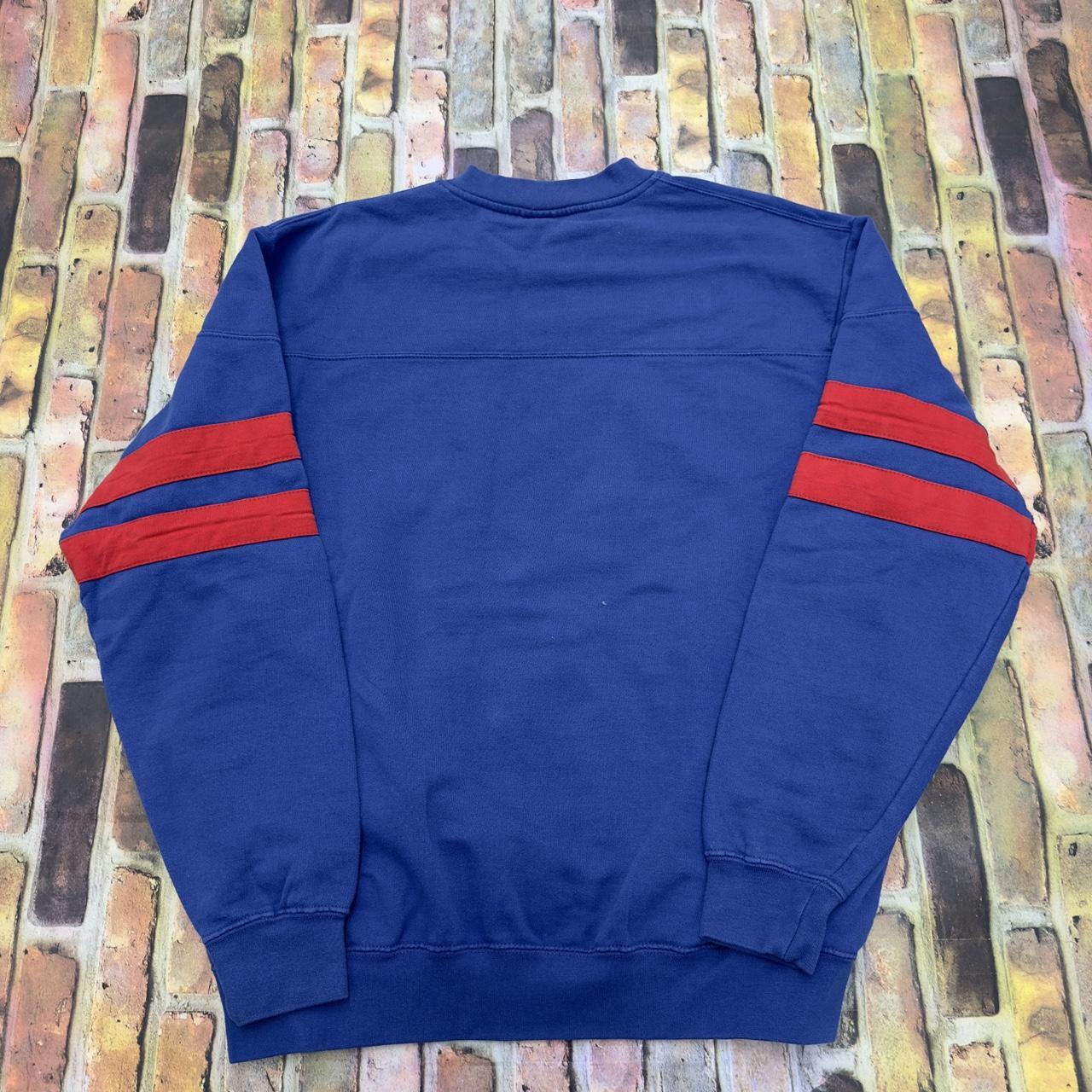 Vintage New York Giants sweatshirt in blue. Y2K - Depop