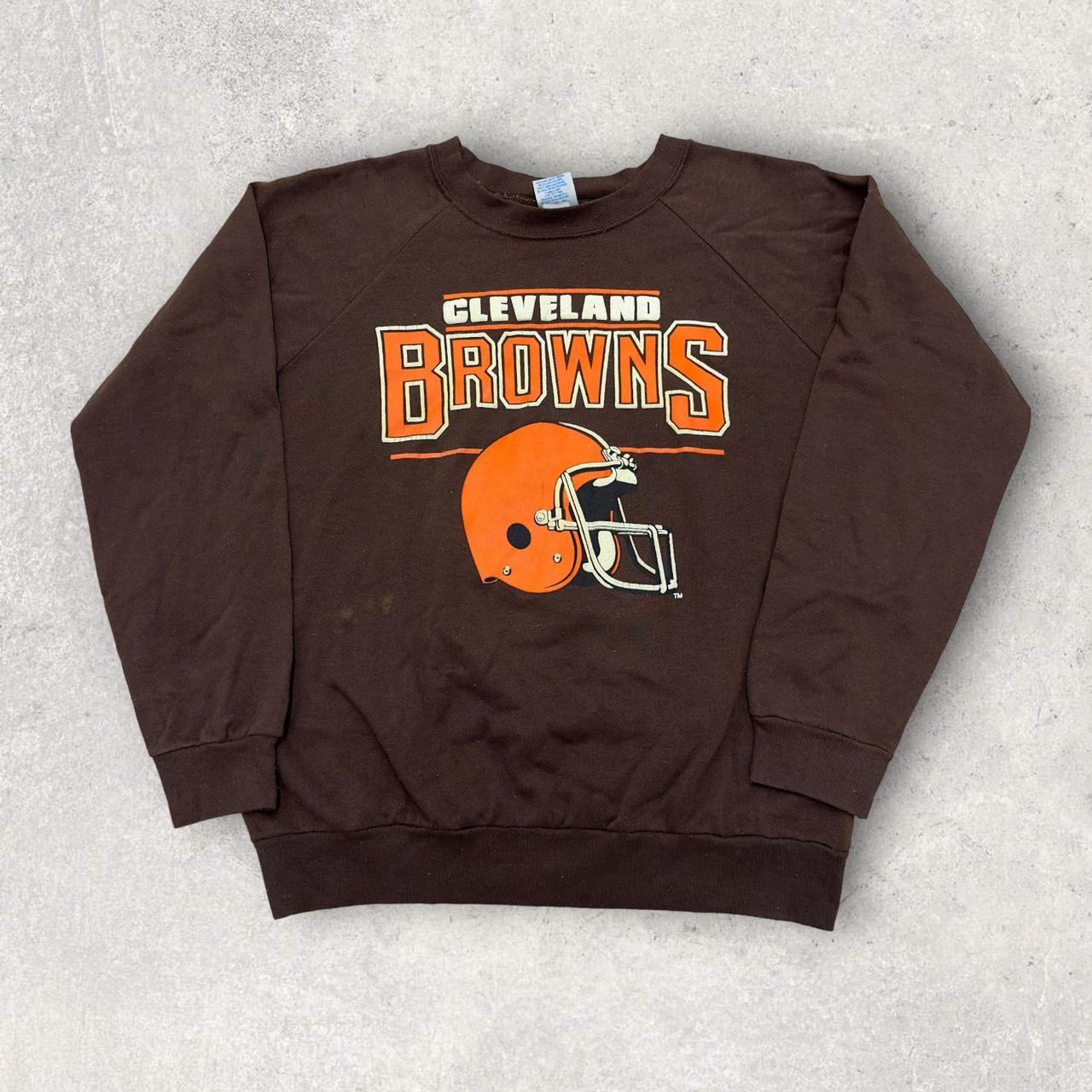 browns sweatshirt vintage